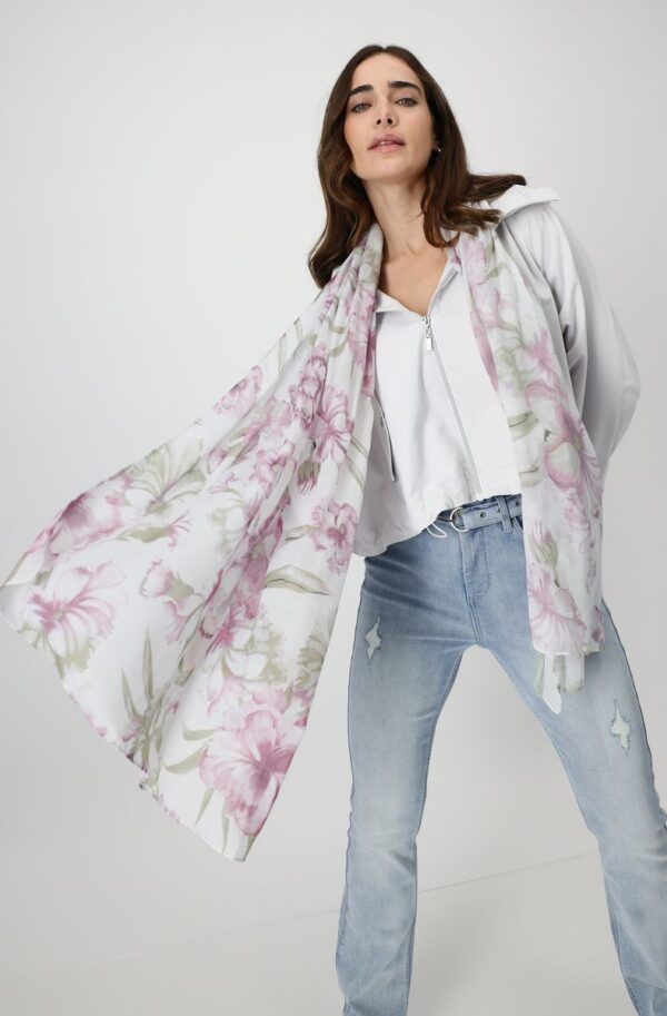 Schal - 419/lavender rose gemustert – Bild 5