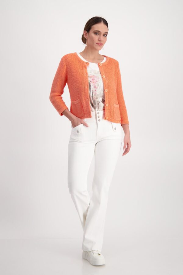 Strickjacke - 240/apricot – Bild 5
