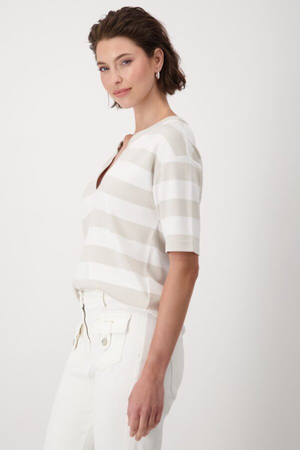 T-Shirt - 542/light sand Ringel – Bild 2