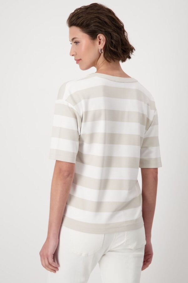 T-Shirt - 542/light sand Ringel – Bild 3