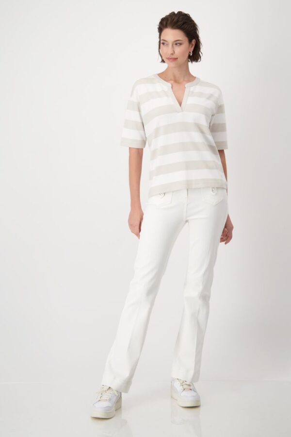 T-Shirt - 542/light sand Ringel – Bild 5
