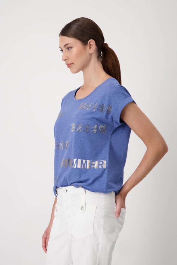 T-Shirt - 700/denim blue – Bild 2
