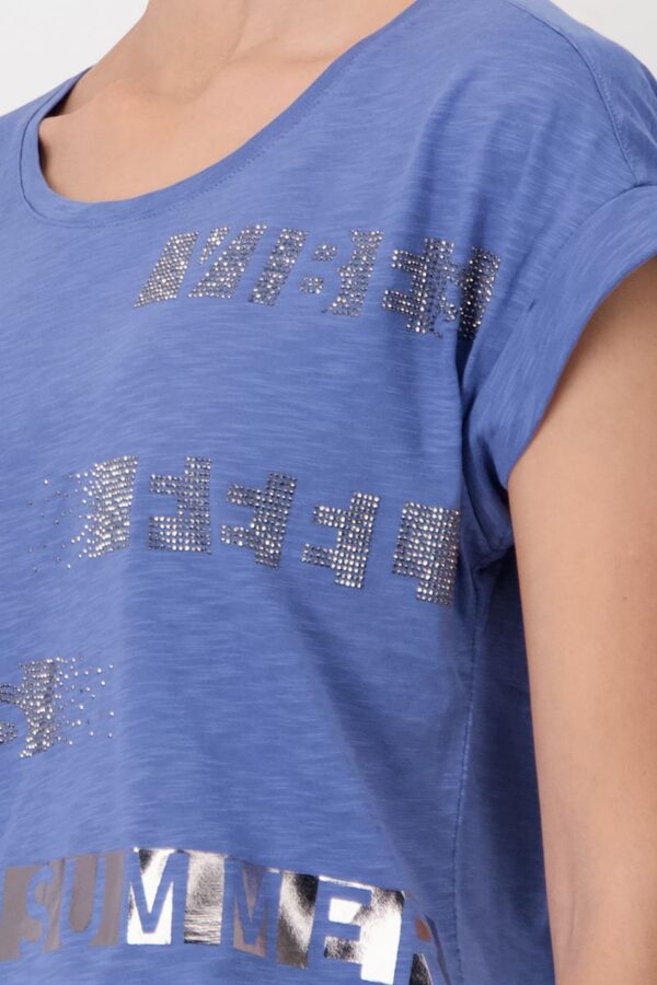 T-Shirt - 700/denim blue – Bild 4