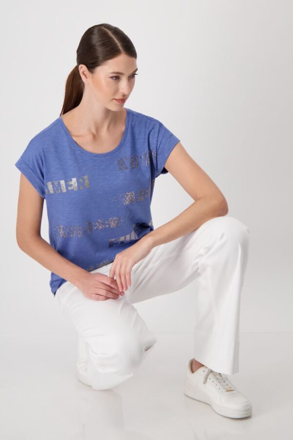 T-Shirt - 700/denim blue – Bild 5