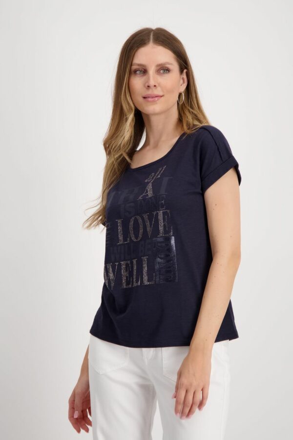 T-Shirt - 707/navy – Bild 2