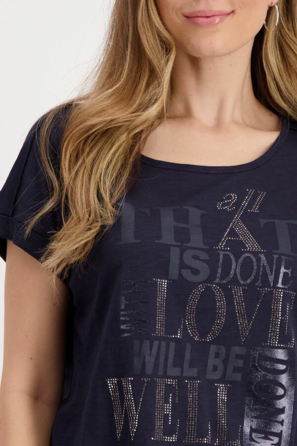 T-Shirt - 707/navy – Bild 4
