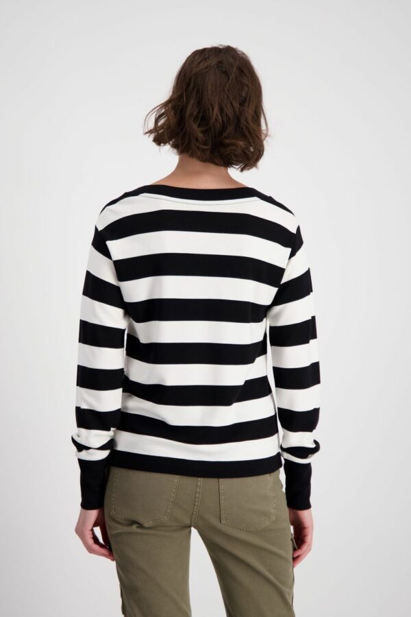Pullover - 997/schwarz Ringel – Bild 3
