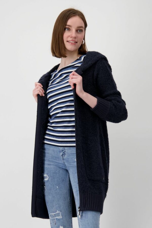 Strickjacke - 710/dark denim – Bild 2