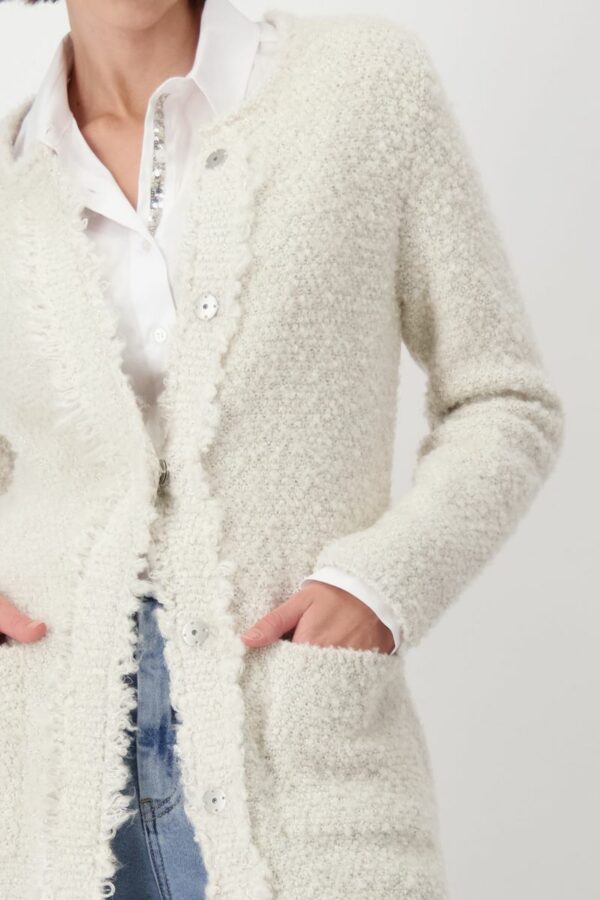 Strickjacke - 130/sandshell – Bild 4
