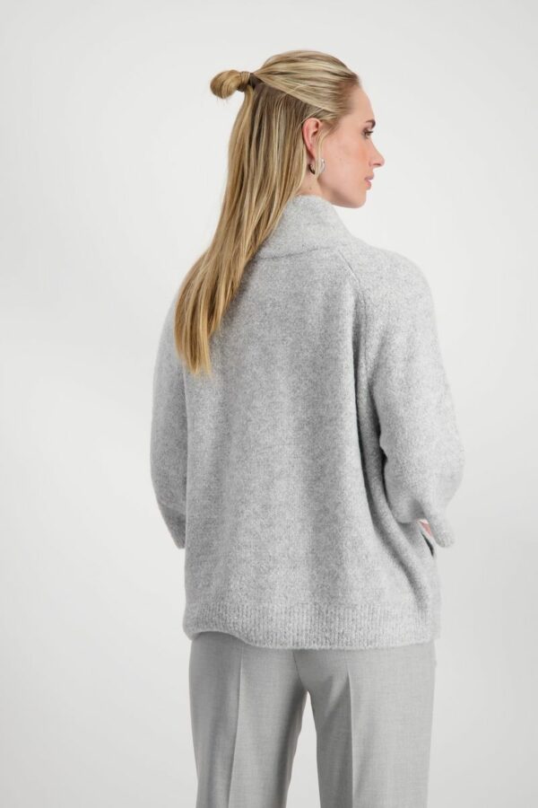Strickjacke - 900/chrome melange – Bild 3