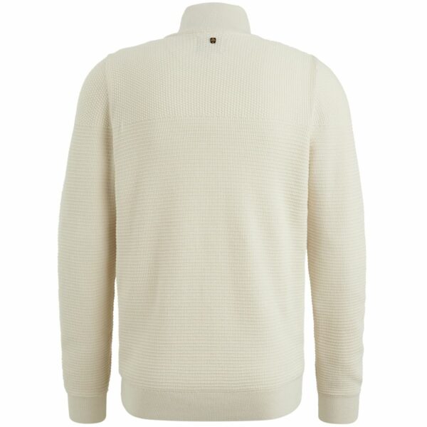Half zip collar cotton mouline – Bild 2