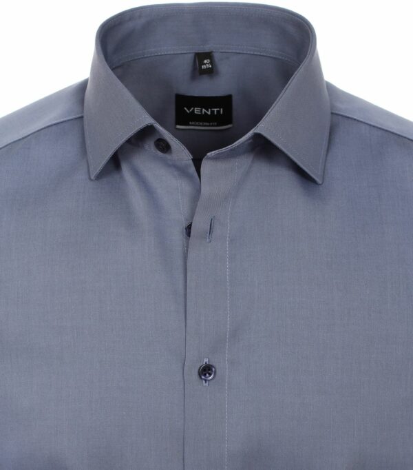 Twill Hemd uni 001880 – Bild 3