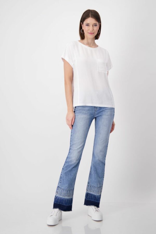 Bluse - 100/weiss – Bild 5