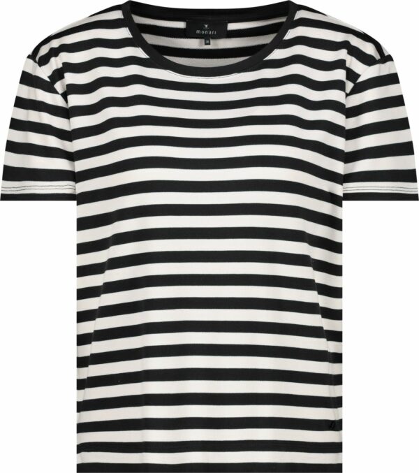 T-Shirt - 997/schwarz Ringel – Bild 6
