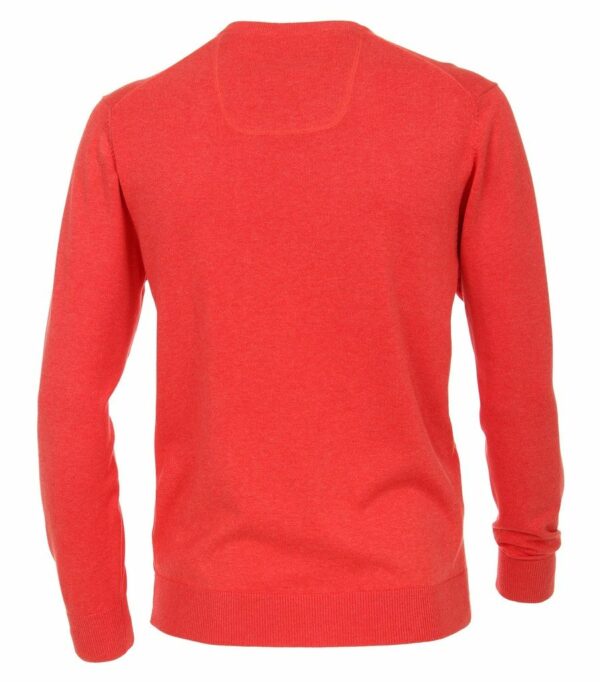 Pullover mit V-Ausschnitt uni 004430 – Bild 3